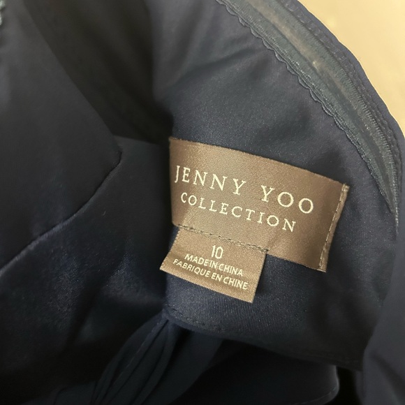 Jenny Yoo Navy Floor Length Bridesmaid Dress - Picture 5 of 6